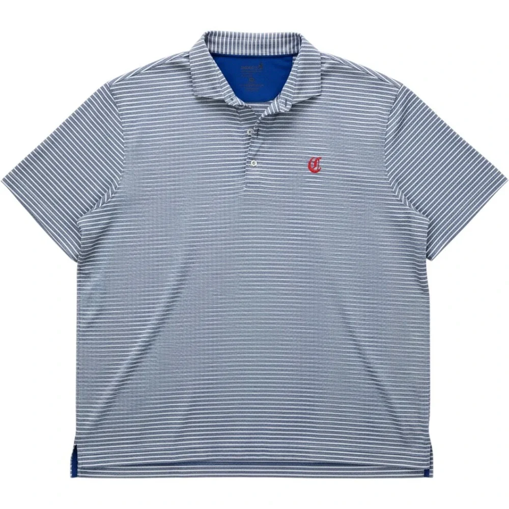 Johnnie-O Mens XXL Cincinnati Reds Performance Polo Shirt Short Sleeve Golf - Picture 1 of 11
